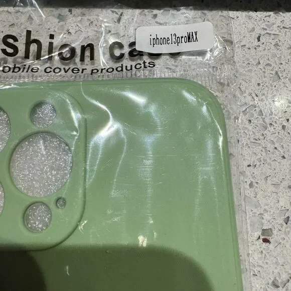 IPhone 13 Pro Max Case 6.7", Slim Liquid Silicone Soft Gel Fashion Case - Picture 6 of 6